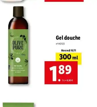 Lidl Gel Douche offre