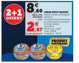 Hyper U Thon Petit Navire offre