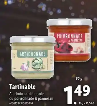 Lidl Tartinable offre
