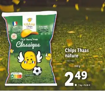 Lidl Chips Thaas Nature offre