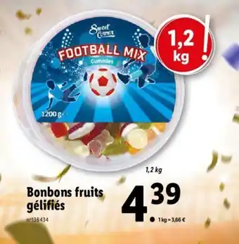 Lidl Bonbons Fruits Gélifiés offre