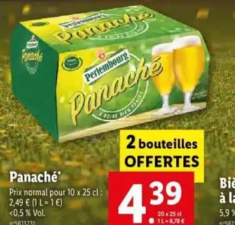 Lidl Panache offre