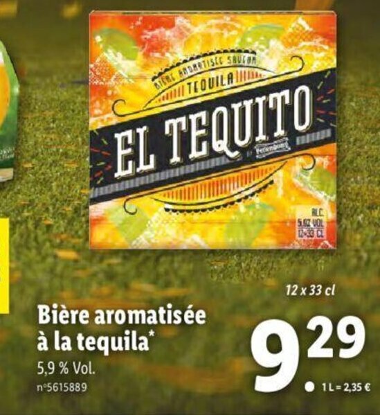 Promo Bière aromatisée à La Tequila chez Lidl