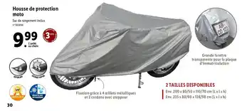 Lidl Housse de Protection Moto offre