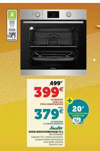 Hyper U Four Multifonction 73l Sauter offre