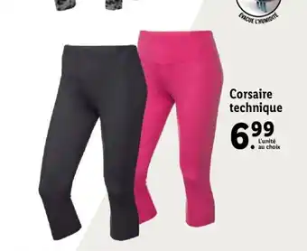 Lidl Corsaire Technique offre