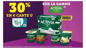 U Express La Gamme Activia offre