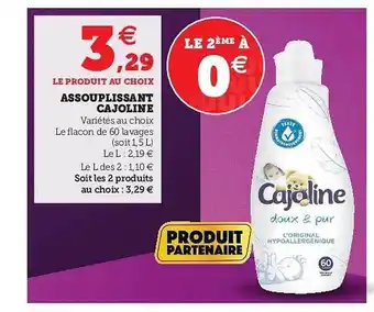 Assouplissant Cajoline