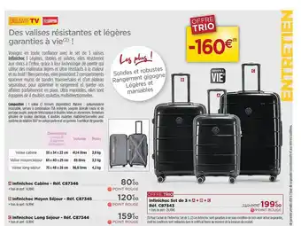 Infinichoc cabine, infinichoc moyen séjour, infinichoc long séjour