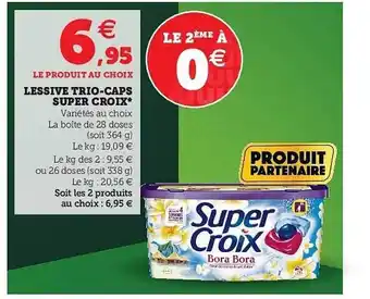 U Express Lessive Trio-caps Super Croix offre
