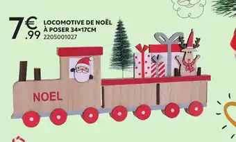 Maxi Bazar Locomotive de Noël a Poser offre