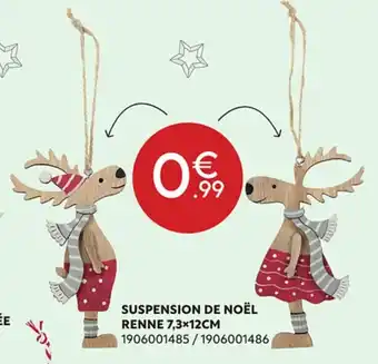 Maxi Bazar Suspension de noel Renne offre