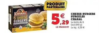 U Express Cheese-burgers Surgelés Charal offre