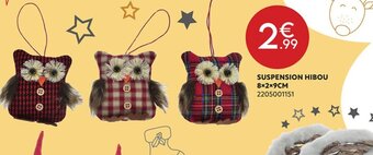 Maxi Bazar Suspension Hibou offre