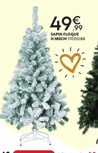 Maxi Bazar Sapin Floque offre