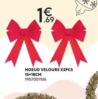 Maxi Bazar Noeud Velours x2pcs offre