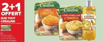 Carrefour Créaline 2+1 offert sur tout créaline offre