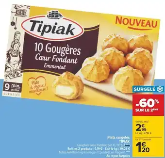 Carrefour Tipiak plats surgelés offre