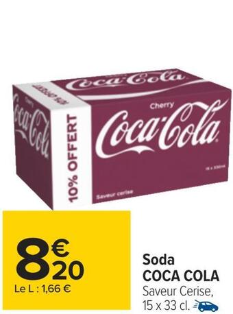 Carrefour Coca cola soda offre