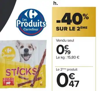 Carrefour Carrefour companino friandises pour chien offre