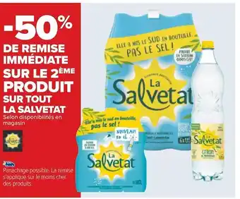 Carrefour La salvetat -50% de remise immédiate sur le 2ème produit sur tout la salvetat offre
