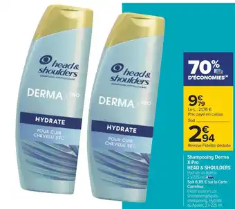 Carrefour Head & shoulders shampooing derma x pro offre