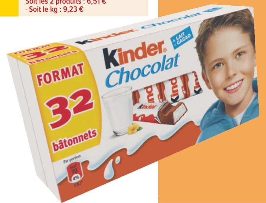 Promo Ferrero kinder chocolat chez Carrefour