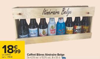Coffret bières itinéraire belge