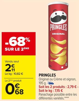 Carrefour Market Pringles offre