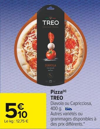 Carrefour Market Treo pizza offre