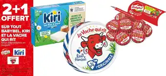 Carrefour Market Babybel / kiri / la vache qui rit 2+1 offert sur tout babybel, kiri et la vache qui rit offre