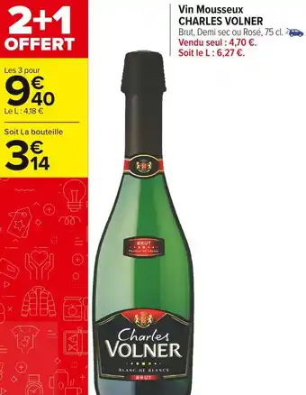 Charles volner vin mousseux