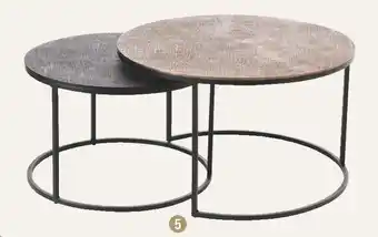 Ambiances & Styles Collection noir&or table basse offre