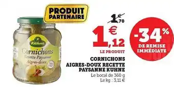 Cornichons Aigres-doux Recette Paysanne KĂŒhne