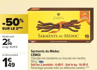 Cémoi sarments du médoc