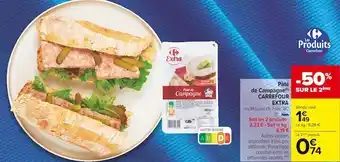 Carrefour Market Carrefour extra pâté de campagne offre
