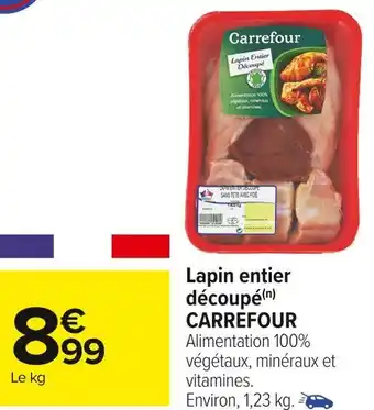 Carrefour Market Carrefour lapin entier découpé offre