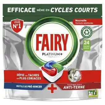 Auchan Tablettes lave vaisselle fairy offre