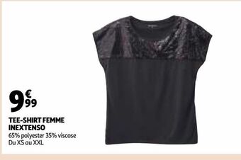 Auchan Tee-shirt femme inextenso offre