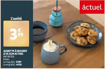 Assiette Ă dessert Ăž 19.5cm actuel