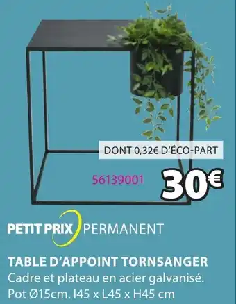 JYSK Table d'appoint tornsanger offre