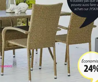 JYSK Chaise empilable offre