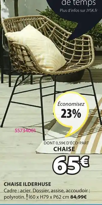 JYSK Chaise ilderhuse offre