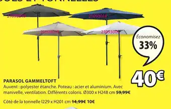 JYSK Parasol gammeltoft offre