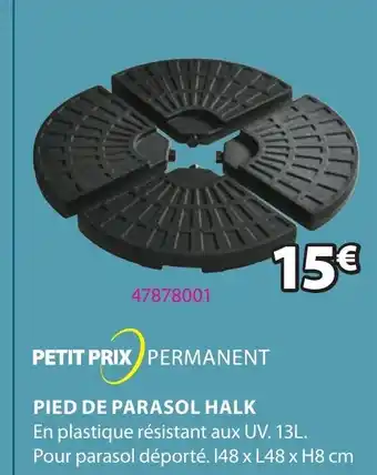JYSK Pied de parasol halk offre