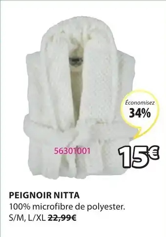 JYSK Peignoir nitta offre