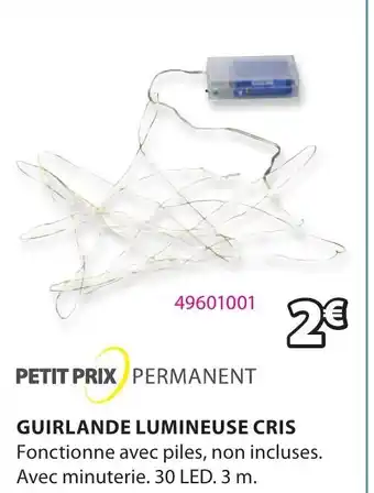 JYSK Guirlande lumineuse cris offre