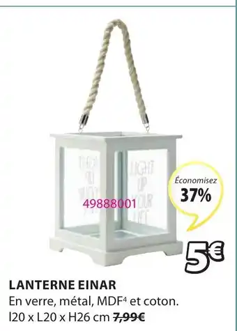 JYSK Lanterne einar offre