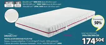 JYSK Matelas en mousse plus F50 offre