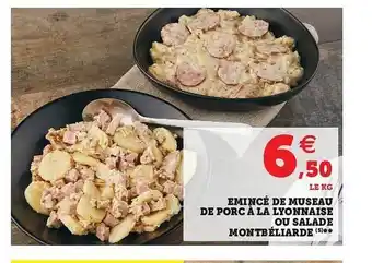 U Express émincé De Museau De Porc à La Lyonnaise Ou Salade Montbéliarde offre
